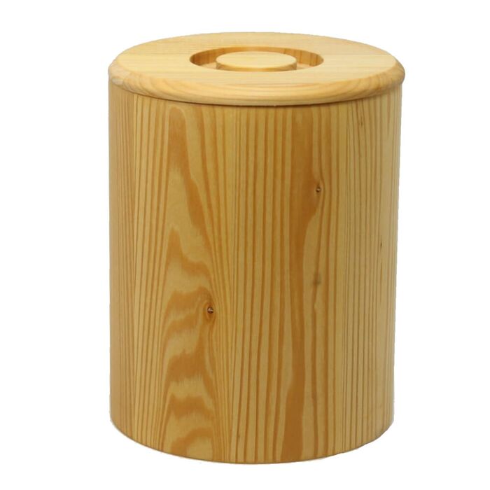Davartis - Getreidespeicher Holzdose aus Linde fr ca. 1,5 kg