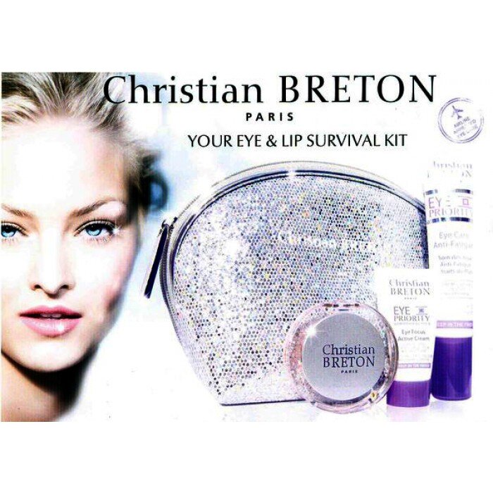 Christian Breton - Eye + Lip Survival Kit - Lip Balm, Augenpflege ,-creme