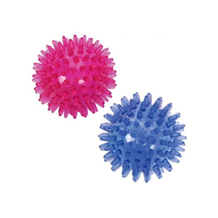 Davartis - Massageball / Massageigel - 7cm - 2er Set (Rosa + Blau)