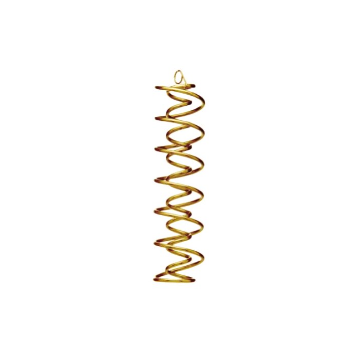 Davartis - Feng Shui DNS Spirale aus Messing 21cm hoch