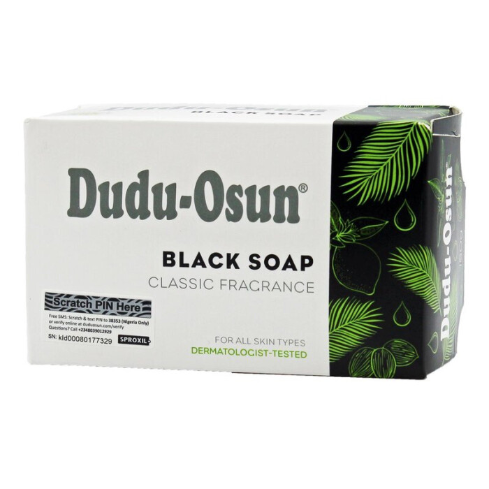 Dudu Osun - Schwarze Seife classic - 150g reinigt, pflegt, schtzt
