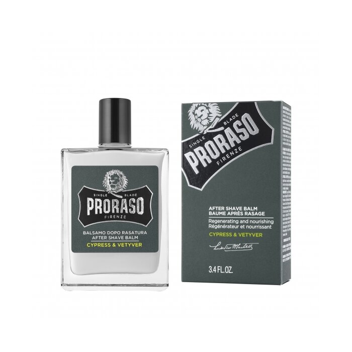 Proraso - Cypress & Vetyver - SINGLE BLADE - After Shave Balm - 100ml