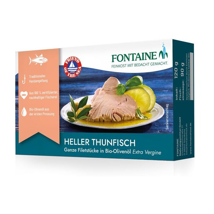 Fontaine - Heller Thunfisch in Bio Olivenl