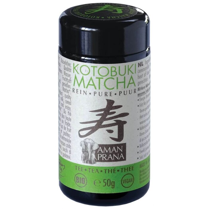 AmanPrana - Bio Kotobuki Matcha 50g - Grner Tee aus Japan