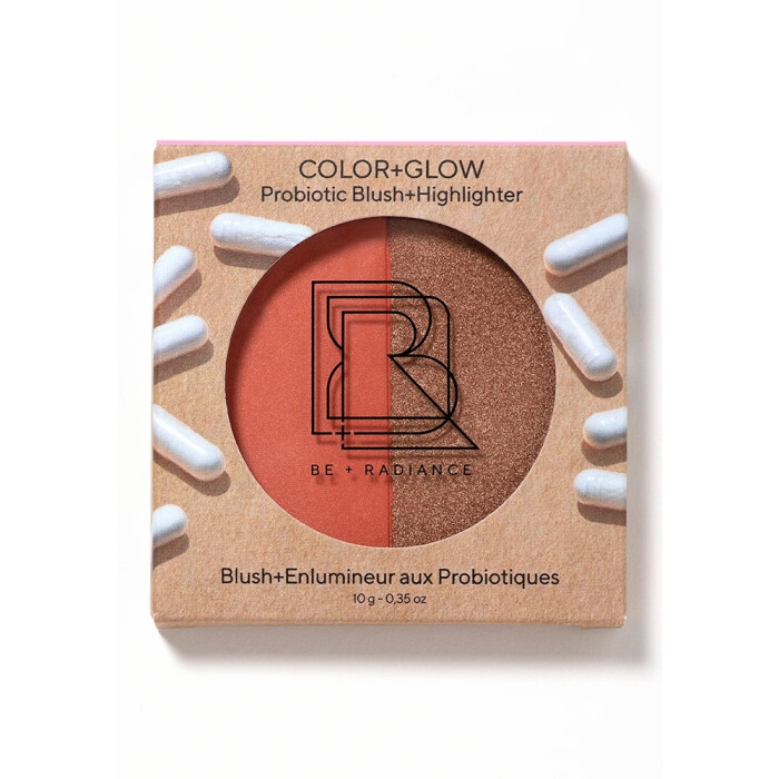 BE + Radiance - Color+Glow Duo Blush+Highlighter mit Probiotika N02 - 10g