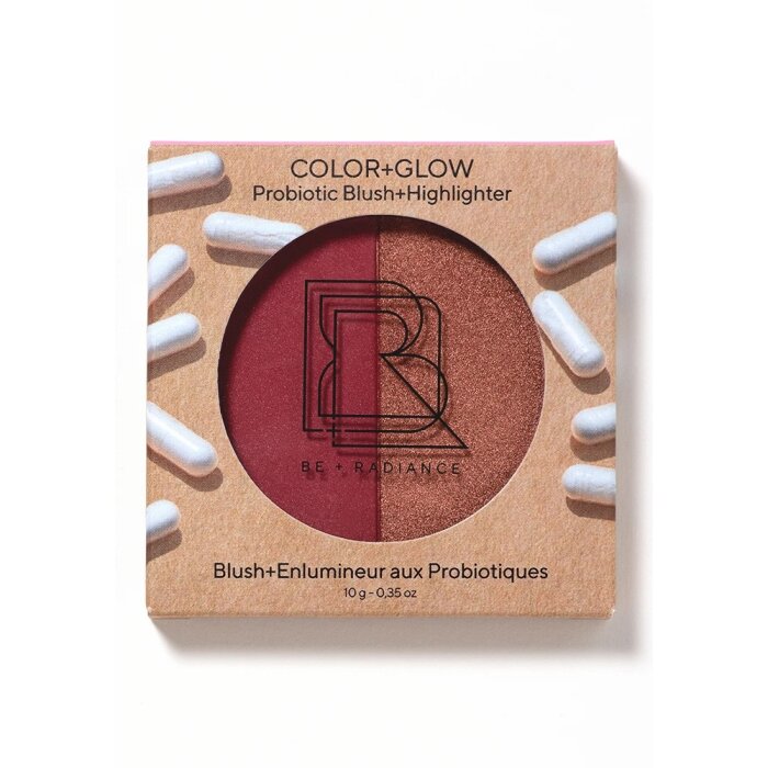 BE + Radiance - Color+Glow Duo Blush+Highlighter mit Probiotika N04 - 10g