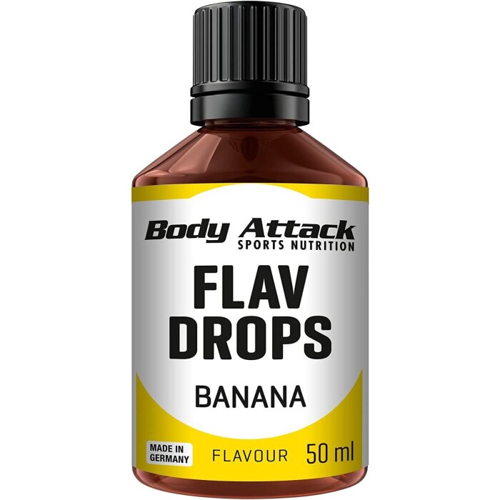 Body Attack - Flav Drops - Banane - 50ml Aromatropfen