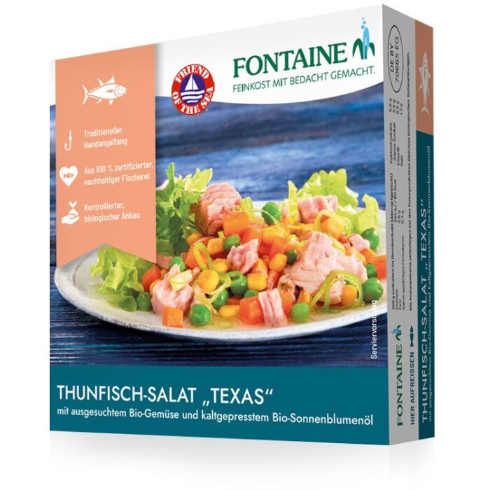 Fontaine - Thunfischsalat Texas mit Bio Gemse & Sonnenblumenl