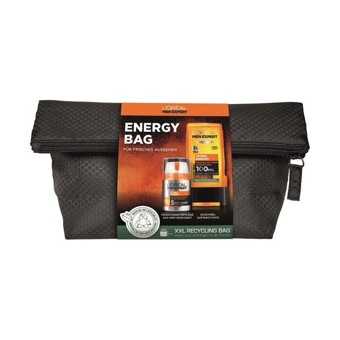 LOreal - Men Expert Hydra Energy Bag - Geschenkset - 350ml