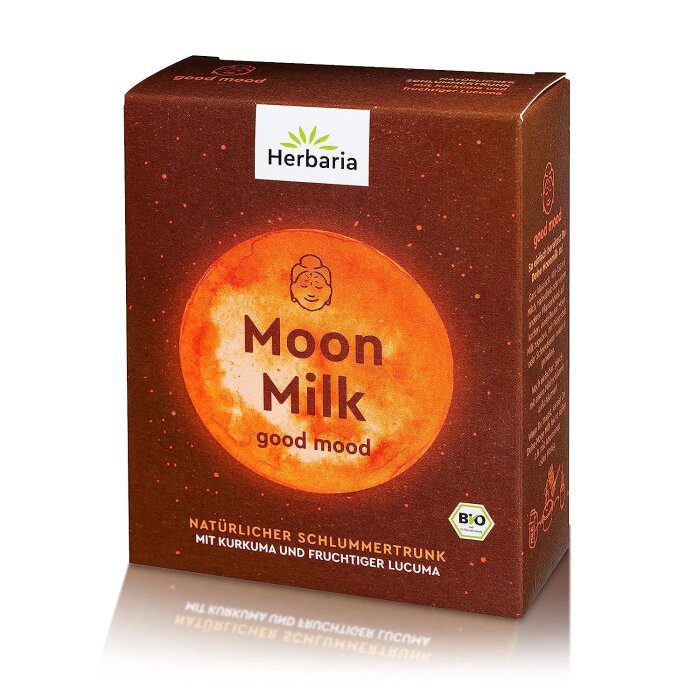 Herbaria - Bio Moon Milk Good Mood - Natrlicher Schlummertrunk 5x 5g