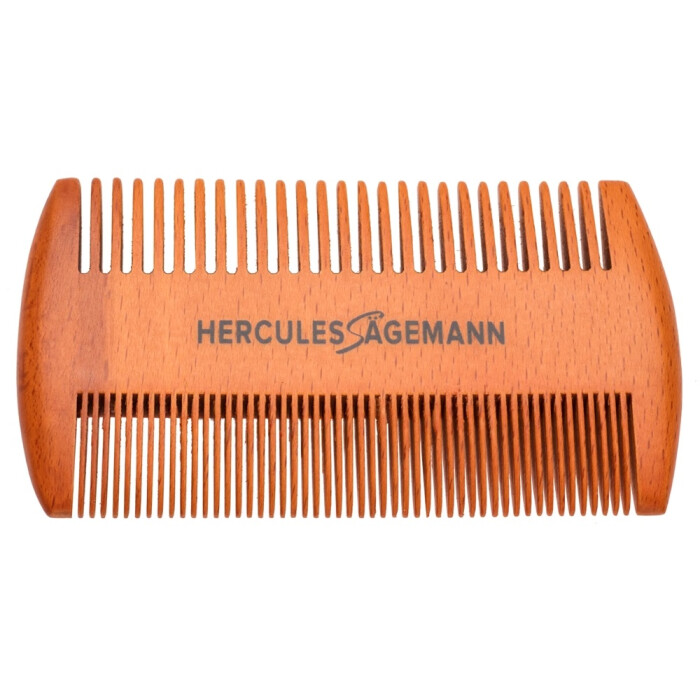 Hercules Sgemann - Holzbartkamm mit zweiseitiger Zahnung - Bartpflege Modell 9400
