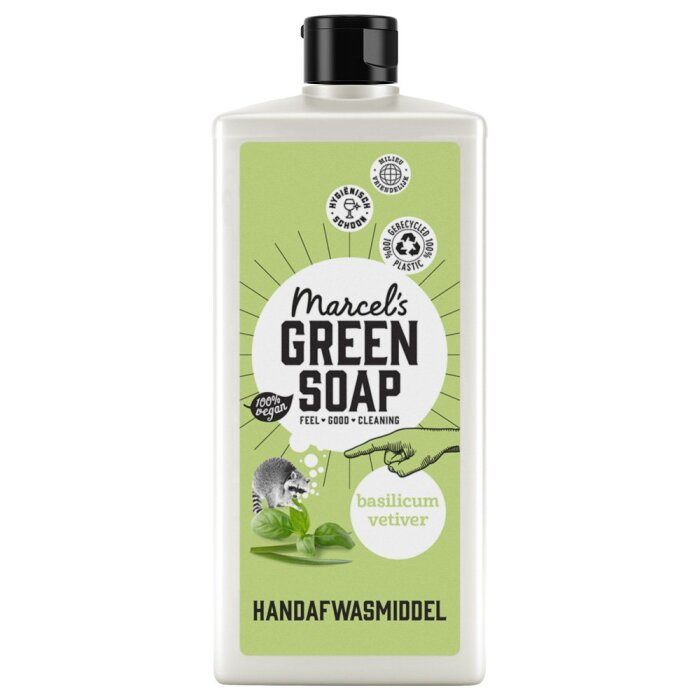 Marcels Green Soap - Veganes Geschirrsplmittel Basilikum & Vetiver - 500ml