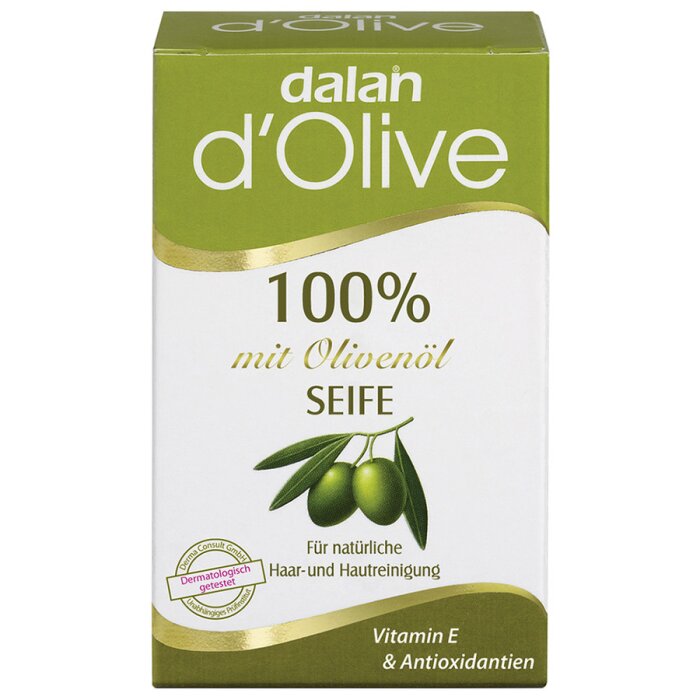Dalan dOlive - Seife mit Olivenl - 150g natrliche Haut- & Haarreinigung