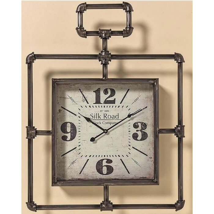 Boltze - Metall Wanduhr Tube 78cm - Silk Road Clock Company