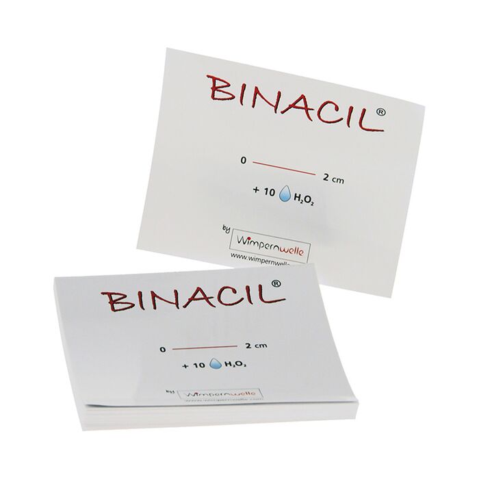 Wimpernwelle - Binacil - Anmischblock - 50 Blatt - Spezialpapier