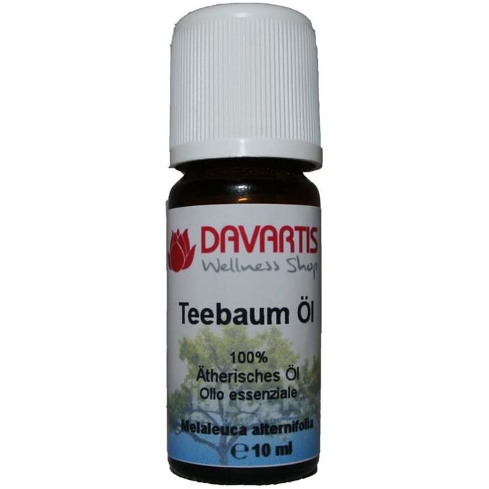 Davartis - Teebaumöl, ätherisches Teebaum Öl, Melaleuca alternifolia - 10ml