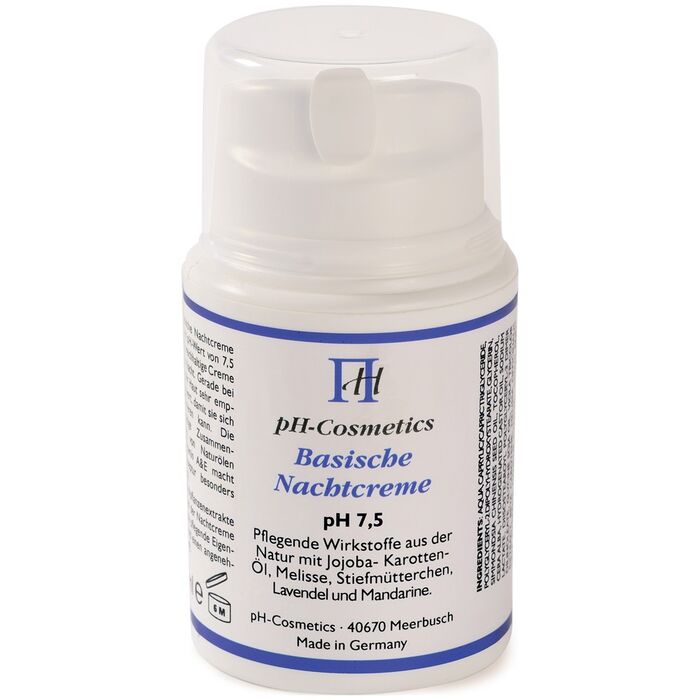 pH-Cosmetics - Basische Nachtcreme - pH-Wert 7,5 - 50ml