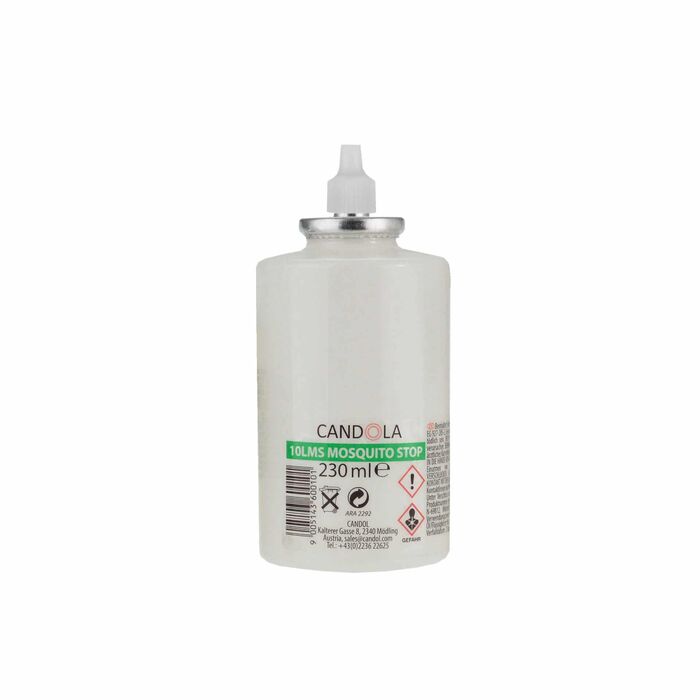 Candola - Austauschflasche 10LX Mosquito Stop - 230ml - bis 70h Brenndauer