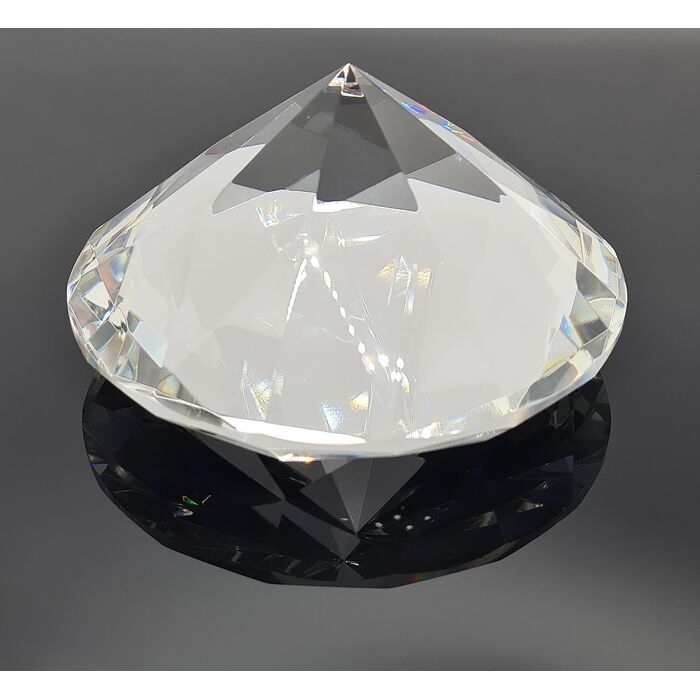 Davartis - Großer Glasdiamant klar - ca.12cm