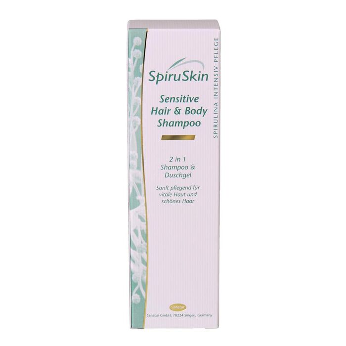 Sanatur - SpiruSkin Sensitive 2in1 Hair&Body Shampoo - 200ml Orchidee