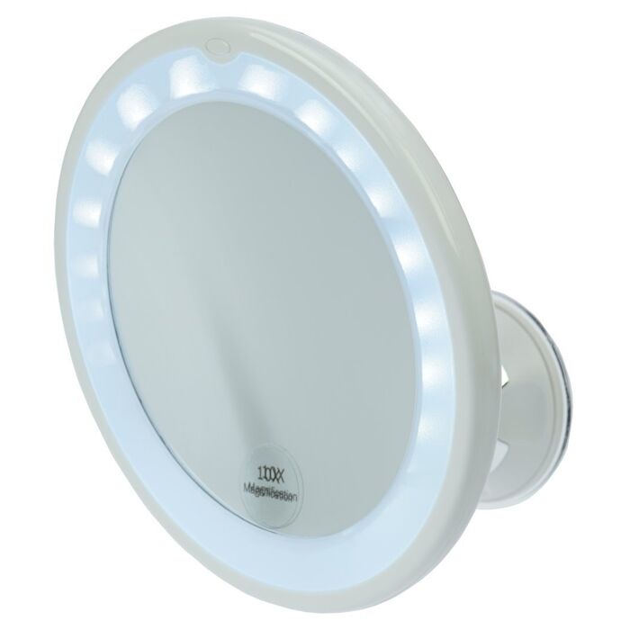 Davartis - Kosmetik Spiegel mit Saugnapf & LED Beleuchtung