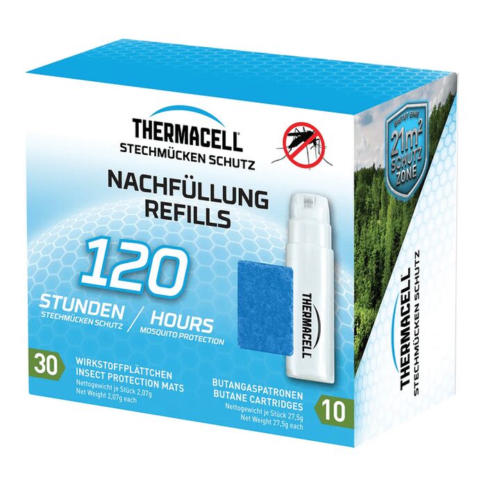 ThermaCell - R10 Mückenschutz Nachfüllpack - Wirkzeit bis zu 120h