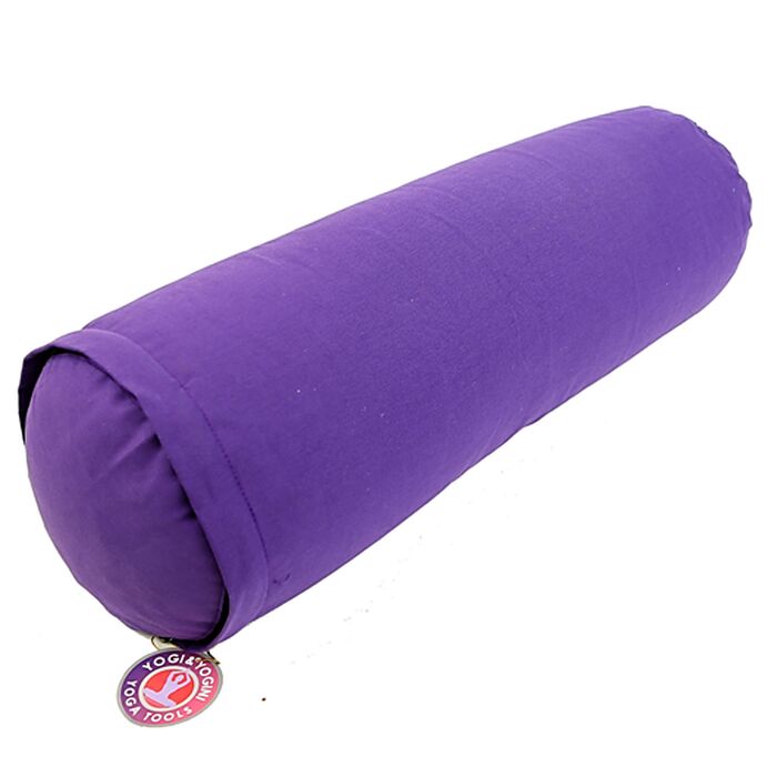 Yoga Bolster Rollenkissen violett