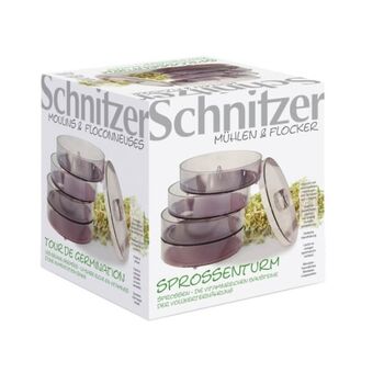 Schnitzer - Sprossenturm - Keimgerät mit 3 Etagen, Ø 18,5cm