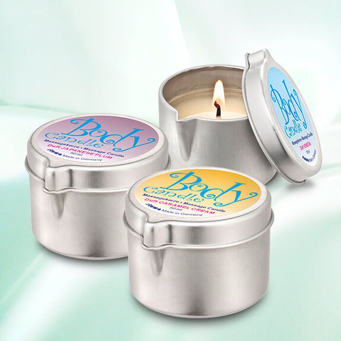 Body Candle - Massagekerze Vanille - 50ml entspannend ausgleichend