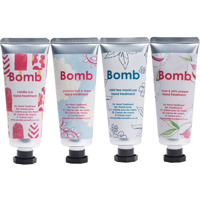 Bomb Cosmetics - Handcreme 25ml - Vanilla/ Watermint/ Rose/ Passionsfrucht