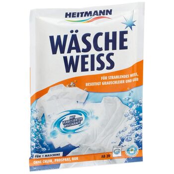 Heitmann Wsche Wei 50g - ohne Chlor fr strahlendes Weiss