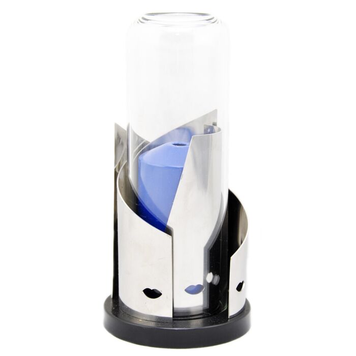 Candola - Design Lampe Face-Art Stainless - Zylinder klar *Limited Edition*
