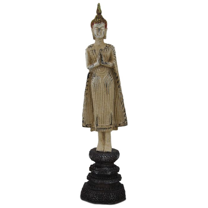 Davartis - Stehender Buddha auf Sockel - 32cm