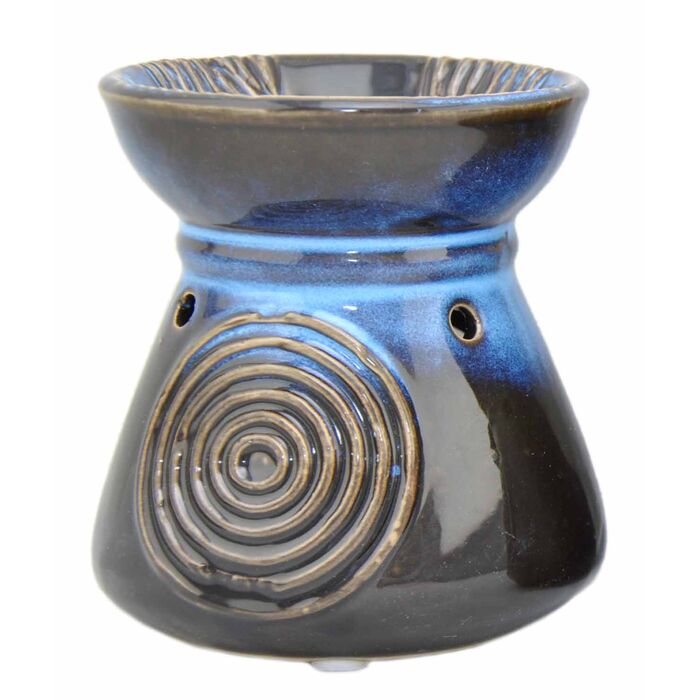 Davartis - Duftlampe African Style - Blau - ca. 10,5 x 9cm