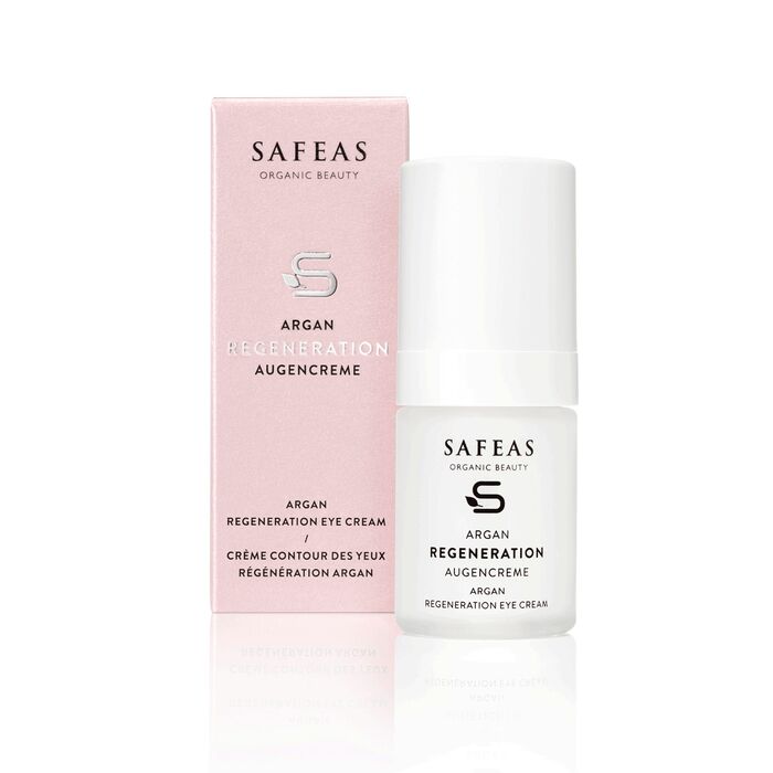 Safeas - Argan Regeneration Augencreme - 15ml, seidig-frisch, glättend