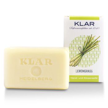 KLAR Seifenmanufaktur - Lemongrasseife 100g palmölfrei