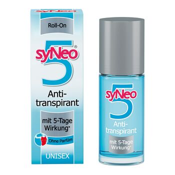 syNeo 5 Antitranspirant Roll-On Unisex - 50ml für bis zu...