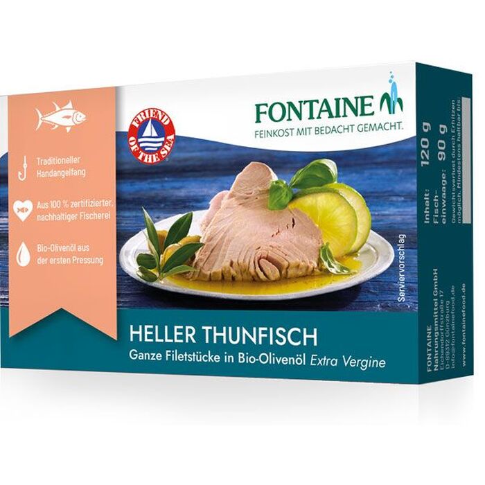 Fontaine - Heller Thunfisch in Bio Olivenöl