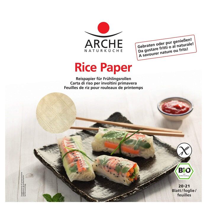 Arche Naturküche - Bio Rice Paper / Reispapier 150g - 20 Blatt