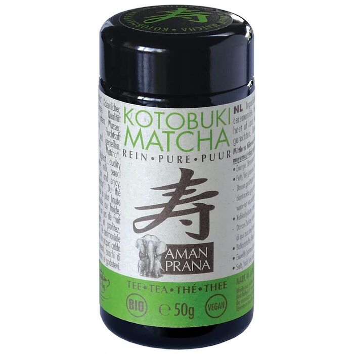 AmanPrana - Bio Kotobuki Matcha 50g - Grüner Tee aus Japan