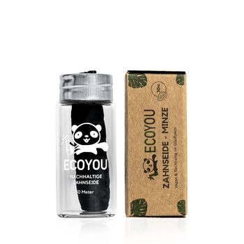 EcoYou - Zahnseide mit Bambus Aktivkohle - 30m