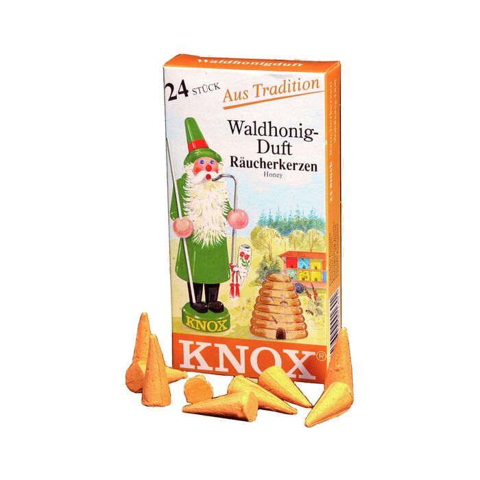 Knox - Räucherkerzen Waldhonig Duft / Honey - 24 Stk.