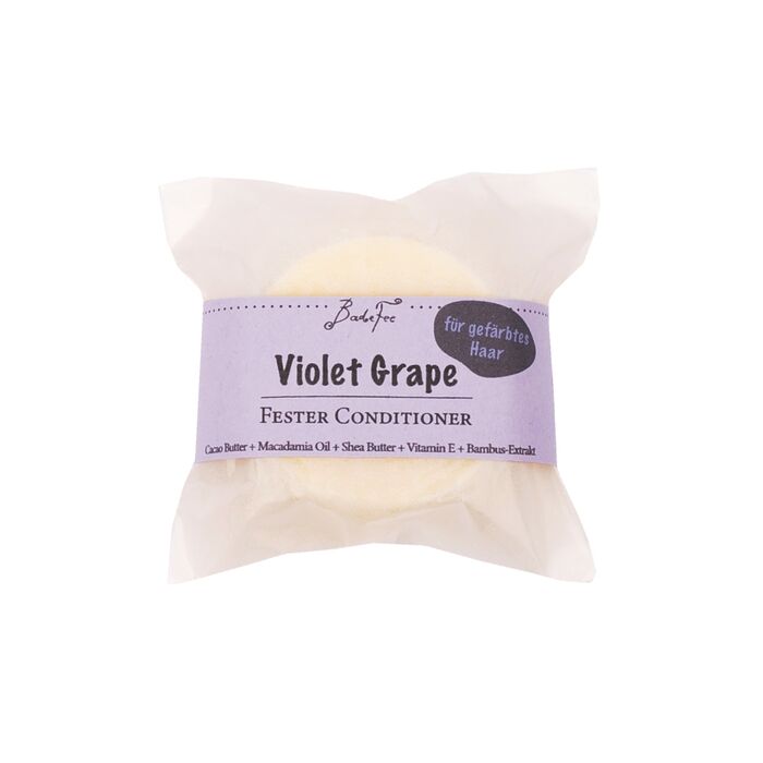 BadeFee - Fester Conditioner Violet Grape - 45g für gefärbtes Haar