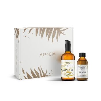 APoEM - Restore Serum and Purify Tea Tree Face Scrub - 130ml