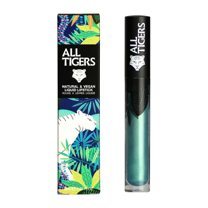 All Tigers - Flüssiger Lippenstift - 989 Metallic Green-Blue