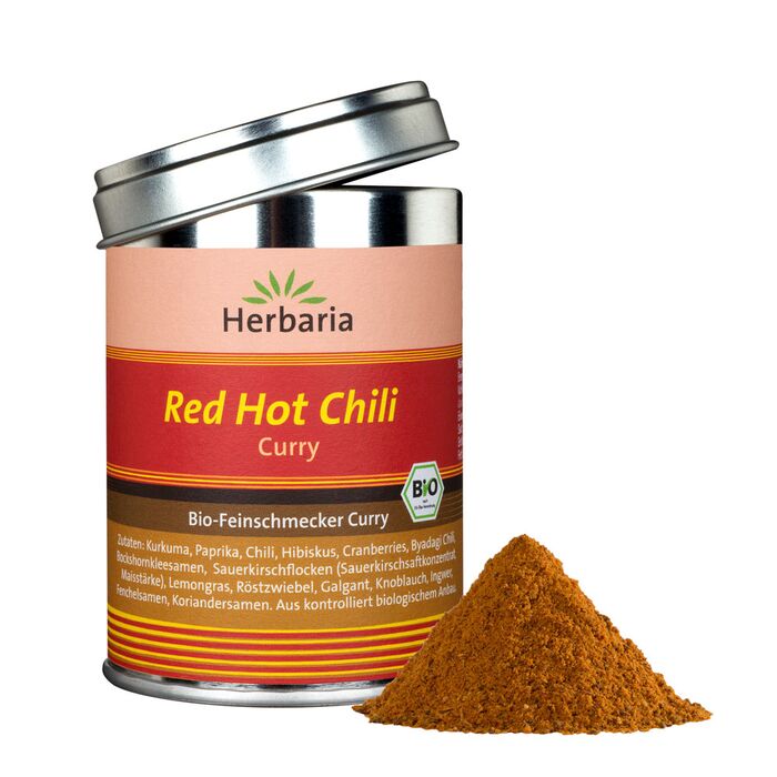Herbaria - Bio Gewrz - Red Hot Chili Curry - 80g