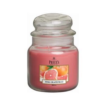 Prices Candles - Duftkerze Pink Grapefruit - 411g Bonbonglas
