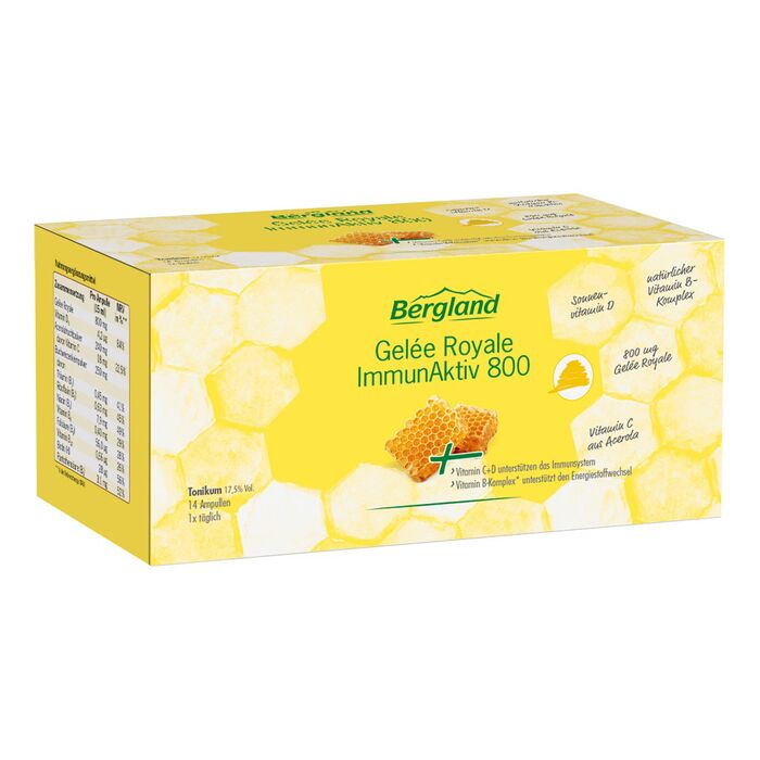 Bergland - Biene Gele Royale ImmunAktiv 800 (Trinkampullen) - 210ml
