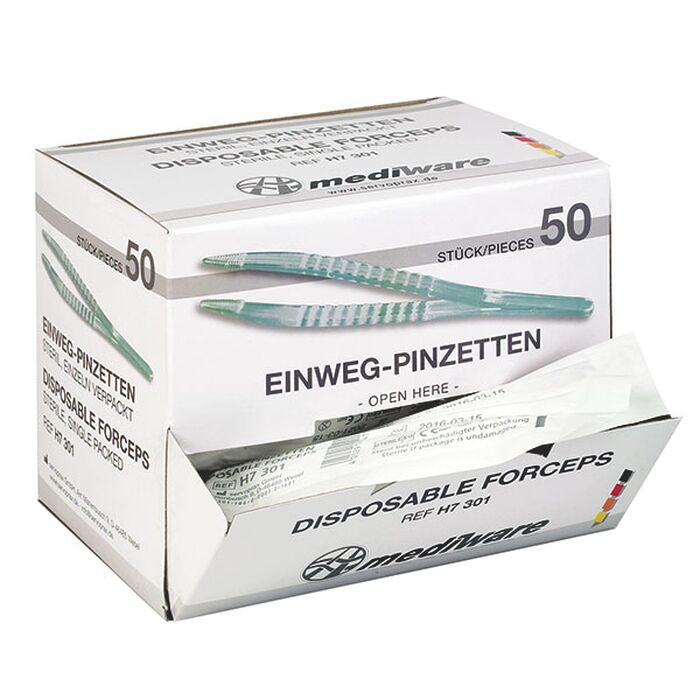 Mediware Einmalpinzetten 50 Stk. - steril