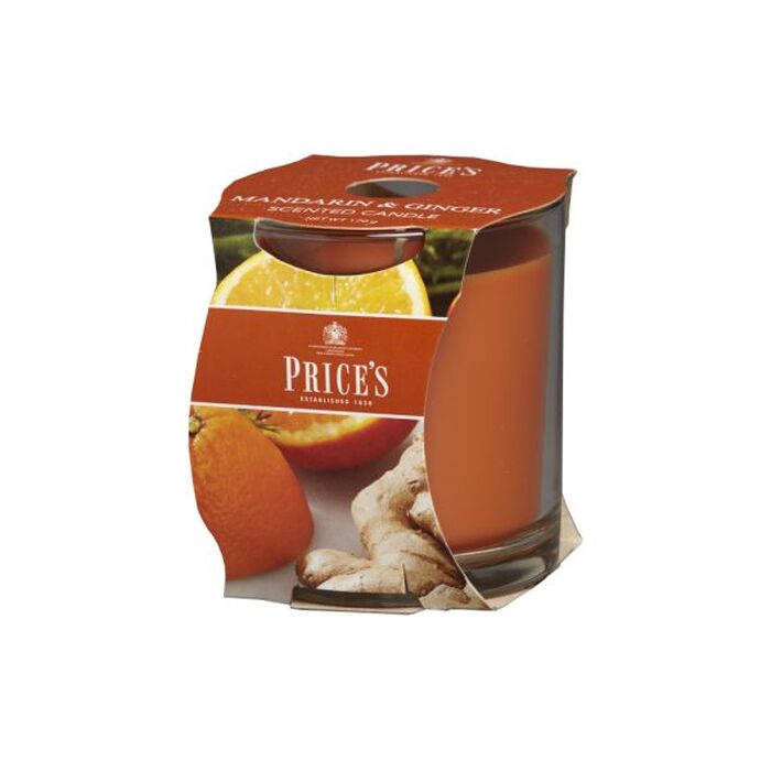 Prices Candles - Duftkerze Mandarin & Ginger - 170g Glas